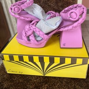 Circus by Sam Edelman Women's Lavender Braided Heels